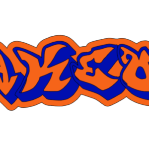 NO TAKEOVERS Graffiti Style Decal
